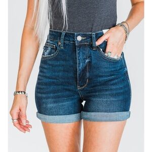 Judy Blue High Waist Tummy Control Cool Denim Shorts